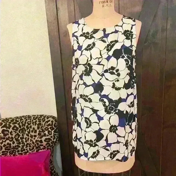 WHO WHAT WEAR Sleeveless Tunic top Size M - Picture 1 of 6